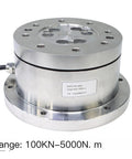 Six-Axis Force Sensor Arm Y200 Series Built Tough For Compact Space-Saving Precision Robotic Control Systems This Load Cell Delivers 30 kN To 1000 Nm, 60 kN To 3000 Nm, And 100 kN To 5000 Nm For Stable, Dependable Arm Actuation silver cylindrical load cell
