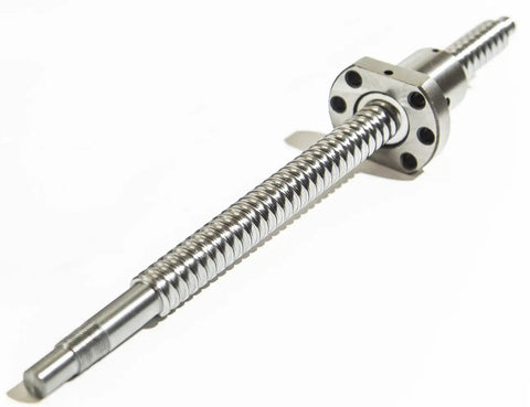 SFU1604 NUW Ball Screw Kit With Nut And End Machining, 16mm Diameter, 4mm Lead, 350mm Length, High Precision CNC Linear Drive