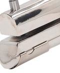 Close-up of Heavy Duty 6mm Round Hole Punch for Paper ID Cards PVC Cards, stainless steel handheld design
