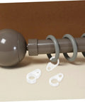 40 Pack Plastic Curtain Hooks for Shower and Window Drapery, Small clip hangers with rod for smooth, silent glide installation.
