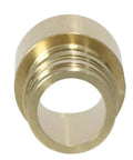 Close-up of brass Ten Piece PEX A To Three Quarter Inch Female Sweat Adapters F1960 Expansion Fittings for water systems