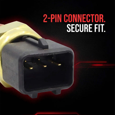 Top Shelf Engine Coolant Temperature Ect Sensor Direct Fit Replacement For Hyundai Kia Accent Elantra Sonata Tucson Forte 2-pin connector detail.