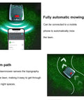 Ultra Quiet Robotic Lawn Mower For Big Yards Up To 1,500 Square Meters With Smart Satellite Navigation Auto Mowing And 25 Percent Slope Handling With Mobile App Control