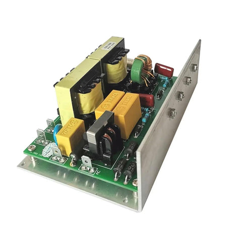 50W Ultrasonic Cleaner PCB Driver Board Kit With Ultrasonic Transducer for precision small parts cleaning, angled view