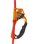 Hand Ascender For Climbing And Rappelling On 8 To 13 Mm Rope Right Hand Aluminum Alloy Lightweight Tool with ergonomic handle