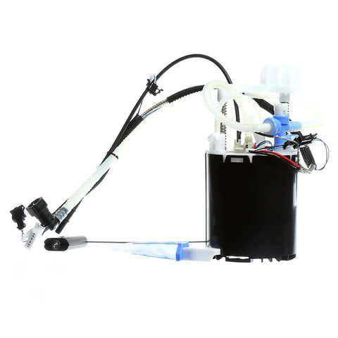 Reliable Fuel Pump Module Assembly No Sweat Oe Replacement Component With Precision Fuel Sender And Gas Gauge Sensor Built To Perm For Smooth Highway Vibes, side view showing hoses and wiring.