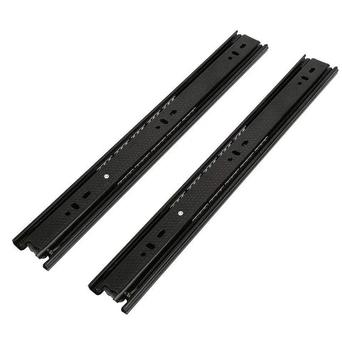 Premium Cold Rolled Steel Drawer Slides 35x45cm with Soft Close and Damping Buffer, heavy duty for furniture under 45kg