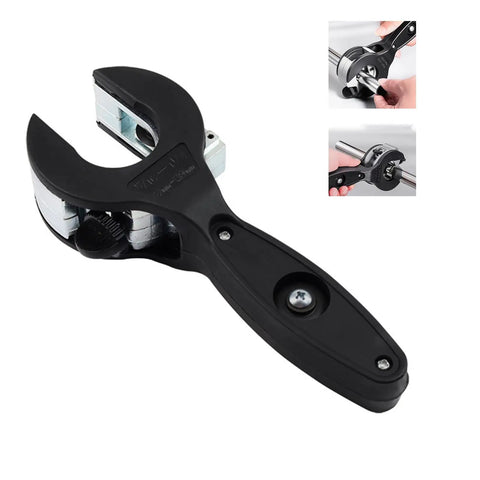 Ratcheting Tubing Cutter 2-In-1 Close Quarters Pipe Cutter for copper, PVC, metal tubes. Smooth action, compact for tight spaces.