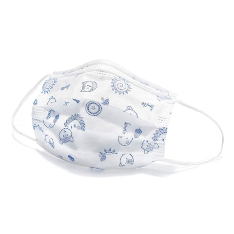 Kid Friendly Disposable Face Masks 50 Pack 3 Ply Breathable Protective Masks For Boys And Girls Soft Ear Loops Anti Dust Smog