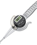 Handy Digital Inside Caliper Gauge For Woodworking 0.5 To 7 Inch Range With Metric Fraction Decimal Readings Alloy Jaws Digital Display With Hold Function Pro Grade Inside Measuring Tool, close-up