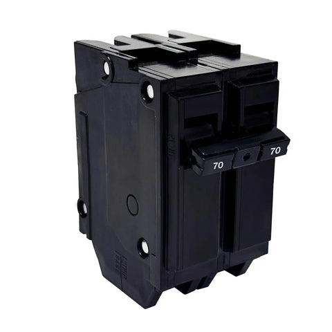 70 Amp 2 Pole Circuit Breaker For 120/240V Load Centers Plug-N-Play Thermal Magnetic Breaker Replacement For HOM270