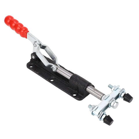 Heavy Duty Push Pull Toggle Clamp 80mm Stroke 350kg Clamping Force 185 Degree Handle Opening Quick Release Double Toggle