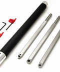 Carbide Wood Lathe Tools Kit For Easy Turning Hollower Rougher And Detailer With A Comfortable Foam Grip Handle 26 Inch USA Made