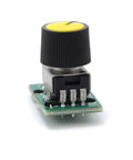 Front view of Servo And ESC Tester Kit for FPV RC planes and cars, PWM checker for brushless motors, battery ready, no external BEC needed.