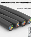 Beefy EV Charging Cable, Heavy Duty TPE Extension Cord For Electric Vehicles, showcasing uniform thickness and internal wiring details.
