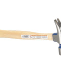 9 Inch Pro Grade Rip Hammer With White Hickory Handle And Polished Head For A Smooth Face, Triple Zone Heat Treated For Precise Power Blows.