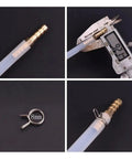Stainless Steel Hose Clamps 5mm To 14mm Set, measuring hose diameter, spring clip design detail, leakproof use, tightening hardware