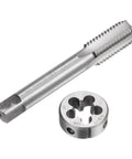 Two Piece Tap And Die Set For 5/8-11 UNC Left Hand Threads With Pro Grade Tap And Die for Easy Thread Repair And Bolt Nut Fix Handy Workshop Tool Kit