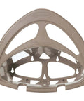 Hose Hangout Wall Mount For 150 Ft Beige Hose Holder, space saving resin storage in taupe, rust resistant and weatherproof design.
