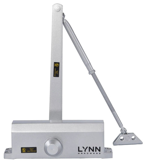 Heavy Duty Commercial Door Closer For Aluminum Storefronts And High Traffic Entrances Surface Mounted Cast Aluminum Body Wrought Steel Arm