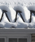 RHC800W160 Roof Deicing Heating Cable Kit for Roofs and Gutters installed on snow-covered roof