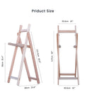 Adjustable Wooden Archery Target Stand For Backyard Practice Fits Recurve Longbow And Compound Bow with size dimensions