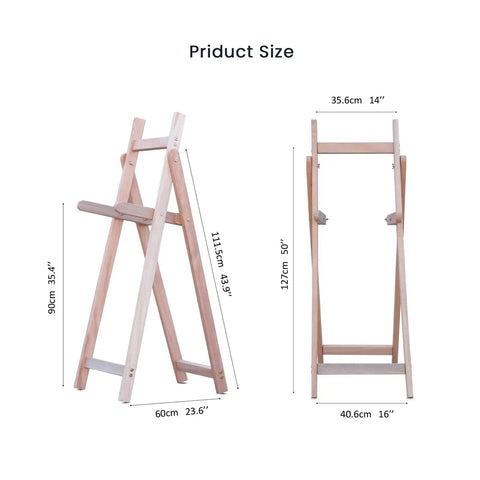 Adjustable Wooden Archery Target Stand For Backyard Practice Fits Recurve Longbow And Compound Bow with size dimensions