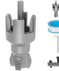Heavy Duty Carbon Steel Pipe Thread Repair Kit For 1/2 And 3 4 Inch Pipes With Sealing Tape Includes Internal And External Tools For Plastic PVC PPR Water Lines Compatible With Electric Drills Made To Fix Leaks Fast, drill head and tape