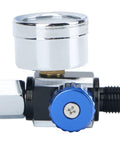 Quarter Inch Air Pressure Regulator With Gauge For Spray Gun And Pneumatic Tools High Flow Inline Regulator Real Time Pressure Monitoring