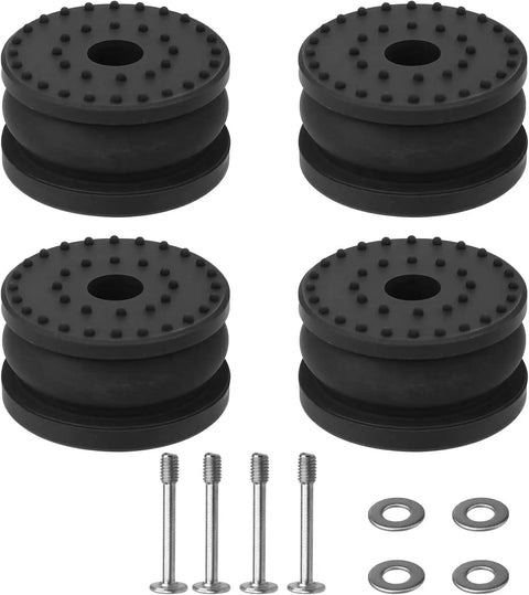 4 Pack Anti Vibration Feet For 3D Printer Universal Rubber Feet Anti Slip Silicone Pads Replacement with screws and washers