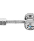 Straight Up Heavy Duty Steel Sliding Door Rollers With Double Bearing Construction For Butter Smooth Gliding on interior and exterior doors.