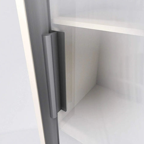 Peel And Stick Finger Pull Handles For Kitchen Drawers Zero Drill Installation Hassle Free Screwless Cabinet Knobs on sliding door.
