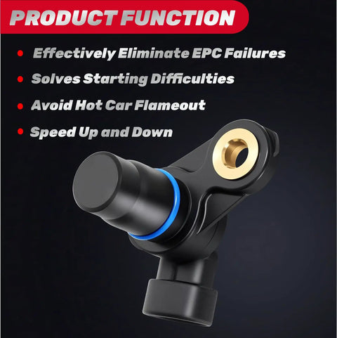 Plug And Play Camshaft Position Sensor For GM Trucks And SUVs, No Hassle Replaces OE 12584079, 213-1557, 2131557, Fits 2004-2007 Cobalt, Colorado, Trailblazer, Canyon, Envoy, Envoy XL, Rainier, Saab 9-7x, Saturn Ion, Easy Install, Solid Reliability, black sensor