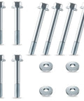 12 Piece M10-1.5 Engine Stand Bolt Kit For Gm Ls Motors Garage Tough Flange Mounting Hardware Muscle Car Swap Shop Ready Boss Grade Racing Bolts with hex head bolts and washers