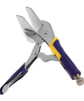 Heavy Duty Pro Grade Sheet Metal Bender Hand Seamer Pliers with Non Slip Textured Handle for flat jaw bending and flattening tool.