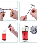 Instant Read 2-Inch Dial Thermometer For Coffee Drinks And Milk Foam, Pro Grade Temperature Gauge For Espresso and Lattes