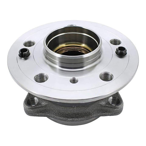 Front view of Front Wheel Bearing And Hub Assembly For Mercedes Benz SUVs With Five Lug Pattern Front Left Or Right 4 Bolt Flange ABS Included