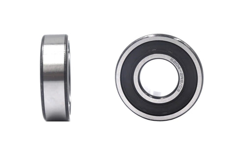 Side and front view of Four Pack 6204 2RS Deep Groove Ball Bearings 20mm x 47mm x 14mm C3 Clearance Sealed