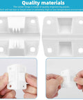 Four Piece Cooler Hinges Replacement Kit With Sixteen Stainless Steel Screws Durable Plastic Hinge Set detail view