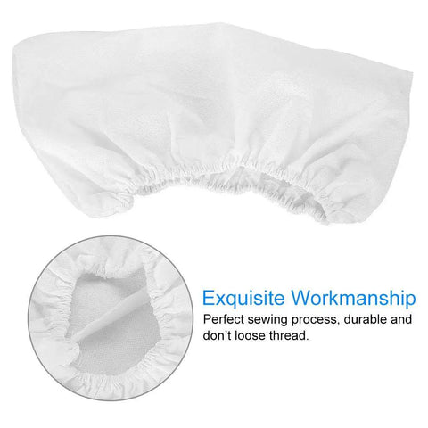 Heavy Duty Non Woven Dust Collector Bag For Nail Suction Machine With Secure Snap and Easy Change Design Perfect Nail Tech Must Have, showcasing white non woven material.