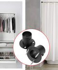 Ultra Premium 4 Pack Stainless Steel Flange Rod Holders Fit 1 Inch Closet Pipes Built Different wall mounted supports for storage