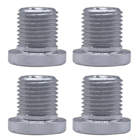 Four Aluminum Alloy M10 Bike Rear Derailleur Hanger Bolts Tail Hook Screws for Reliable Installation and Easy DIY Maintenance