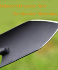 Heavy Duty Garden Spade Hand Shovel For Digging And Planting, steel trowel blade with rust-resistant finish and sharpening edge