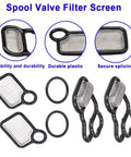 Front view of VVT VTEC Solenoid Gasket Valve Cover Set with filter screens and O-rings for Honda Acura engine models.