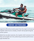 Beefed Up Sea-Doo Jet Pump Impeller Shaft And Rebuild Kit Bearing Seal OEM 267000388 For GTX GTR 230 RXP RXT GTX 170 GTI 170 Wake Pro 230 RXT X 300 Replacement Gear And Seals Set on Sea-Doo jet ski