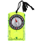 Trail-Ready All-In-One Orienteering Compass For Hiking, Camping, Backpacking And Outdoor Adventure Gear with acrylic base and lanyard.