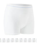 No Cap This Postpartum Recovery Maternity Underwear Is A Heckin Solid C Section Safe High Waist Breathable Mesh Panty Set image, white high waist mesh panty.