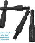 Heavy Duty Chrome Vanadium Hanger Bolt Driver And Threaded Insert Driver With Quarter Inch Drive For Kickass Furniture Builds Dead On Alignment With A Flat Out Smooth Operation Top Shelf Workshop Results, chromium vanadium alloy steel driver set