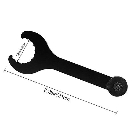 Bottom Bracket Wrench For Hollowtech II External Cup BB Removal And Crank Tool Two In One Design with size dimensions