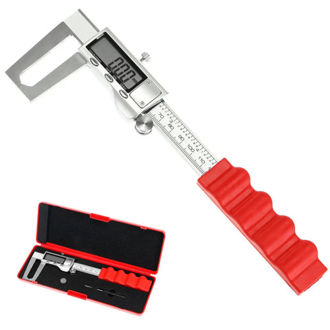 High Precision Digital Caliper For 0 To 6 Inch (0-150 MM) Stainless Steel With Large LCD Display, tool with red case